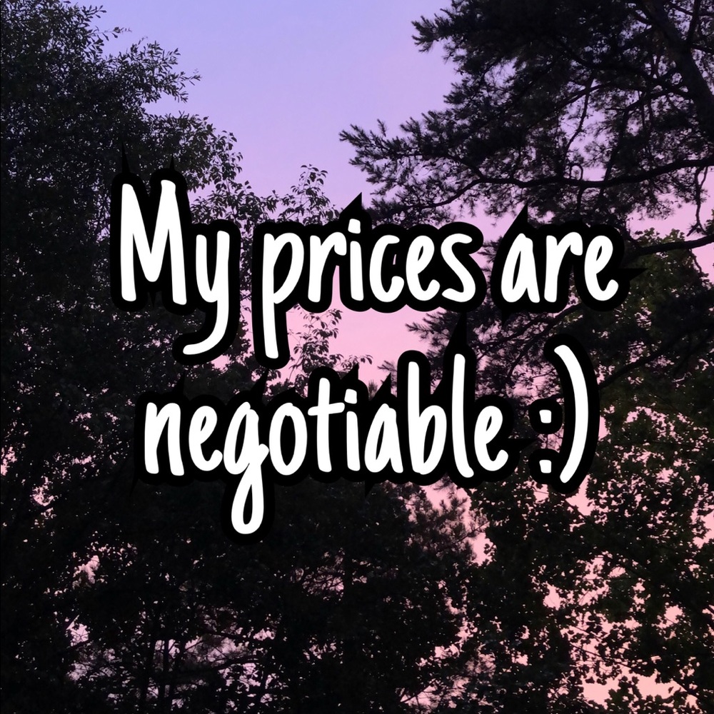 Negotiable prices!